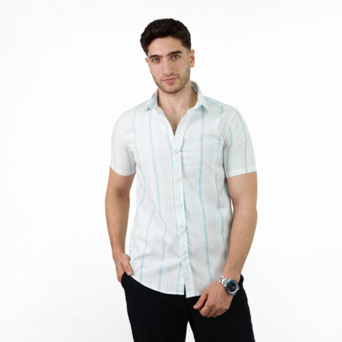 قميص رجالي نص كم