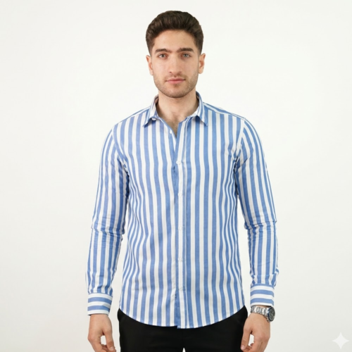 قميص رجالي مقلم