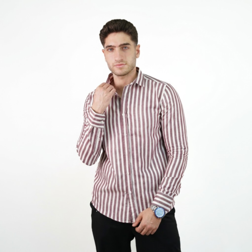 قميص رجالي مقلم