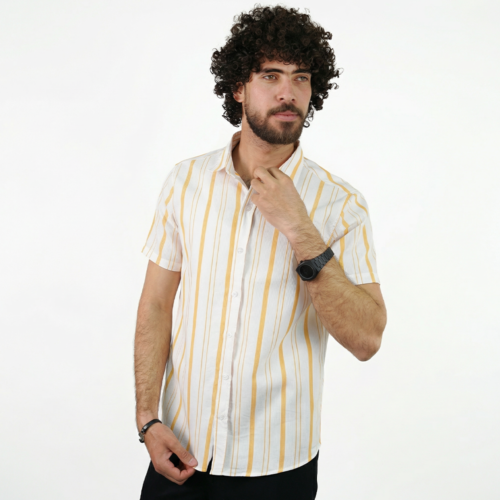 قميص رجالي نص كم