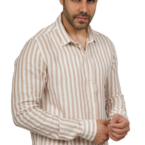 قميص مقلم رجالي - (X-Large)