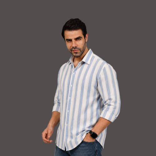 Men’s Vertical Striped Shirt